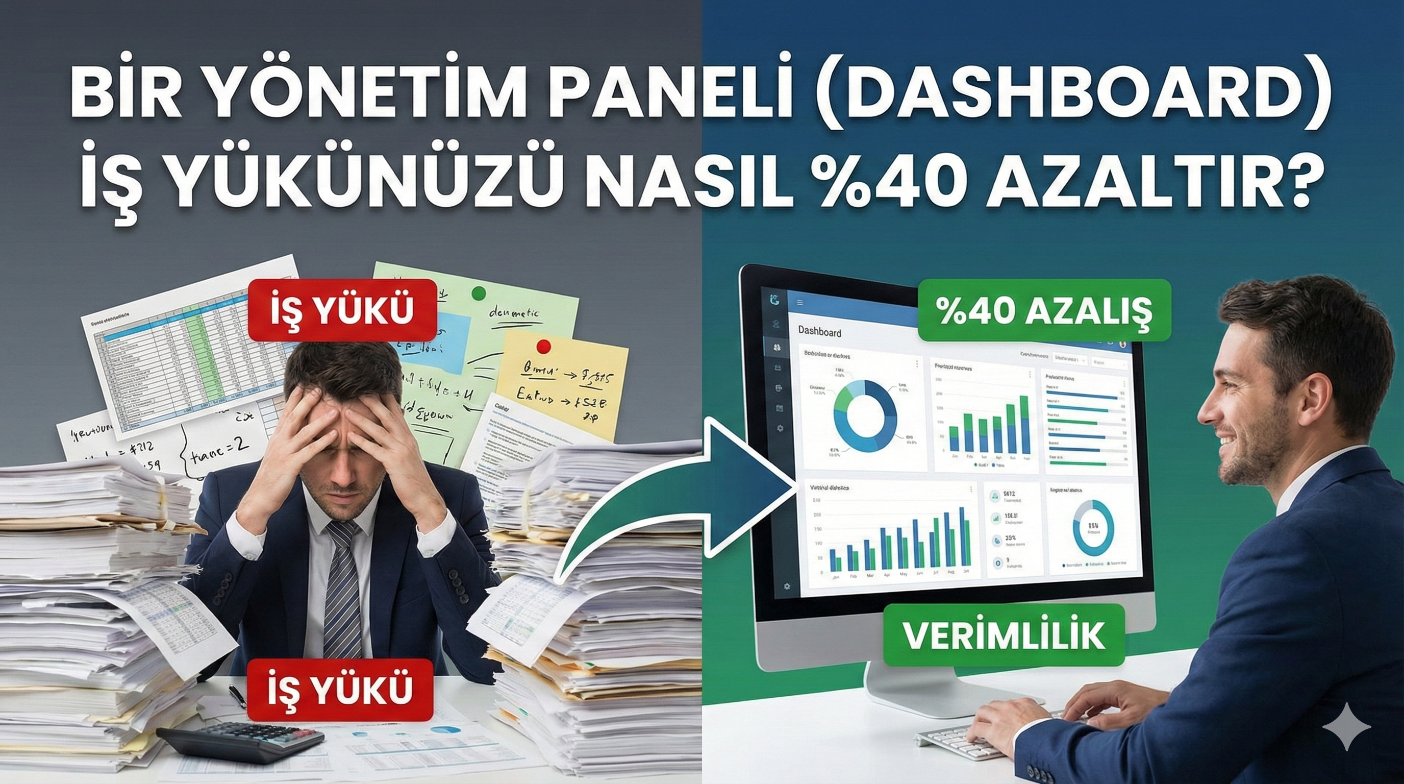 How a Management Dashboard Reduces Your Workload by 40%?